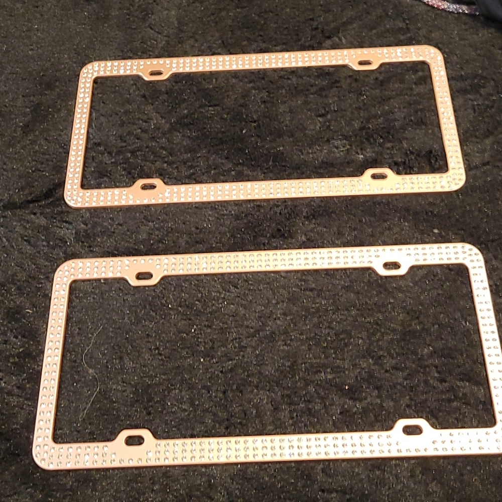Pink **Bling** Auto License Plate Frame